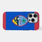 Apple iPhone 15 Pro Case-Mate Guam-vlag Hoesje (Achterkant horizontaal)