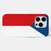 Apple iPhone 15 Pro Case-Mate, Tsjechië vlag Case-Mate iPhone Case (Achterkant (horizontaal))