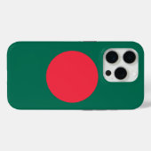 Apple iPhone 15 Pro Case-Mate, vlag van Bangladesh Case-Mate iPhone Case (Achterkant (horizontaal))