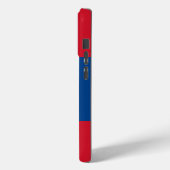 Apple iPhone 15 Pro Case-Mate, vlag van Belize Case-Mate iPhone Case (Achterkant / Links)