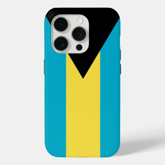 Apple iPhone 15 Pro Case-Mate, vlag van de Bahama' Case-Mate iPhone Case (Achterkant)