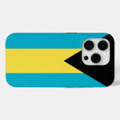 Apple iPhone 15 Pro Case-Mate, vlag van de Bahama' Case-Mate iPhone Case (Achterkant (horizontaal))