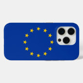 Apple iPhone 15 Pro Case-Mate, vlag van de Europes Case-Mate iPhone Case (Achterkant (horizontaal))