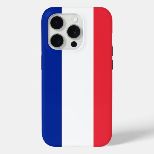 Apple iPhone 15 Pro Case-Mate, vlag van Frankrijk Case-Mate iPhone Case (Achterkant)