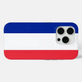 Apple iPhone 15 Pro Case-Mate, vlag van Frankrijk Case-Mate iPhone Case (Achterkant (horizontaal))