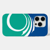 Apple iPhone 15 Pro Case-Mate, vlag van Ottawa Case-Mate iPhone Case (Achterkant (horizontaal))