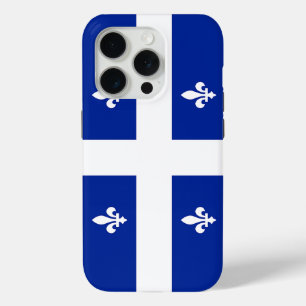Apple iPhone 15 Pro Case-Mate, vlag van Quebec Case