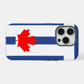 Apple iPhone 15 Pro Case-Mate, vlag van Toronto Hoesje (Achterkant horizontaal)