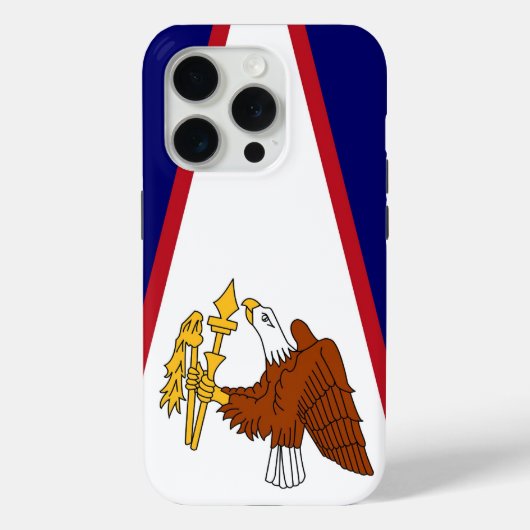 Apple iPhone 15 Pro Hoesje-Mate, Amerikaans-Samoa Case-Mate iPhone Case (Achterkant)