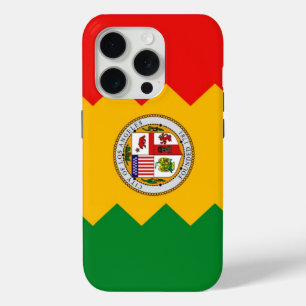 Apple iPhone 15 Pro Hoesje-Mate, vlag van Los Ange Case