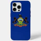 Apple iPhone 15 Pro Max Case, Pennsylvania Flag Case-Mate iPhone Case (Achterkant)