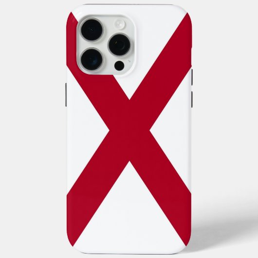 Apple iPhone 15 Pro Max Hoesje, Alabama vlag Case-Mate iPhone Case (Achterkant)