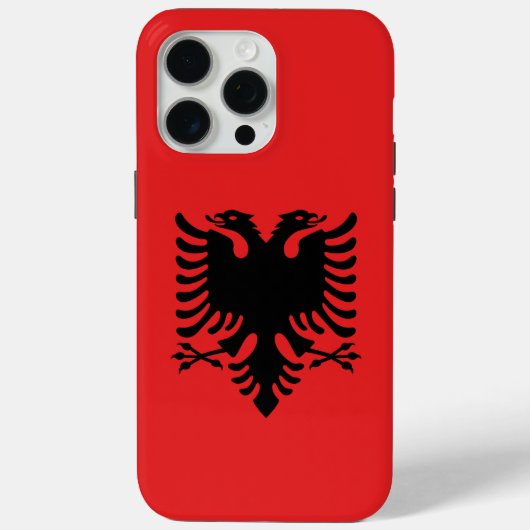 Apple iPhone 15 Pro Max Hoesje, Albanië Case-Mate iPhone Case (Achterkant)