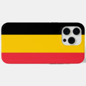 Apple iPhone 15 Pro Max Hoesje, Belgische vlag Case-Mate iPhone Case (Achterkant (horizontaal))