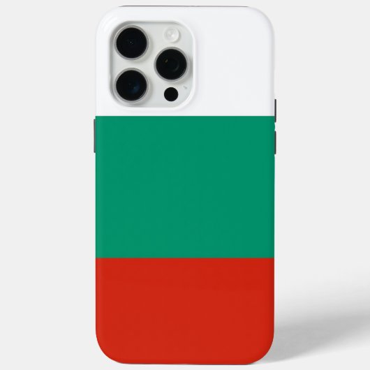 Apple iPhone 15 Pro Max Hoesje, Bulgaarse vlag Case-Mate iPhone Case (Achterkant)