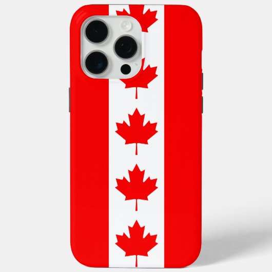 Apple iPhone 15 Pro Max Hoesje, Canadese vlag Case-Mate iPhone Case (Achterkant)