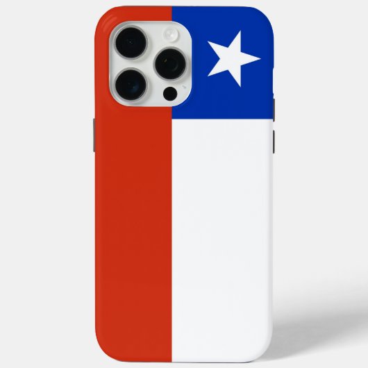 Apple iPhone 15 Pro Max Hoesje, Chileense vlag Case-Mate iPhone Case (Achterkant)
