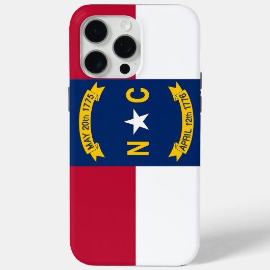 Apple iPhone 15 Pro Max Hoesje, North Carolina Vla Case-Mate iPhone Case (Achterkant)