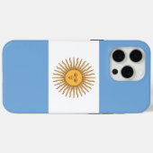 Apple iPhone 15 Pro Max Hoesje, vlag van Argentini Case-Mate iPhone Case (Achterkant (horizontaal))