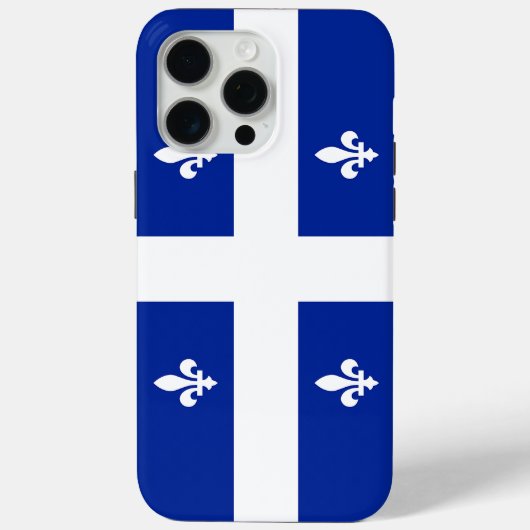 Apple iPhone 15 Pro Max Hoesje, vlag van Quebec Case-Mate iPhone Case (Achterkant)