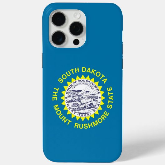 Apple iPhone 15 Pro Max Hoesje, Vlag van South Dak Case-Mate iPhone Case (Achterkant)