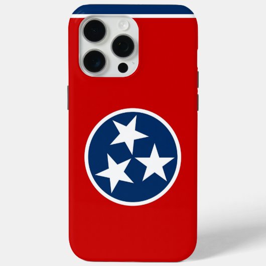 Apple iPhone 15 Pro Max Hoesje, Vlag van Tennessee Case-Mate iPhone Case (Achterkant)