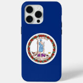 Apple iPhone 15 Pro Max, Virginia State flag Case-Mate iPhone Case (Achterkant)