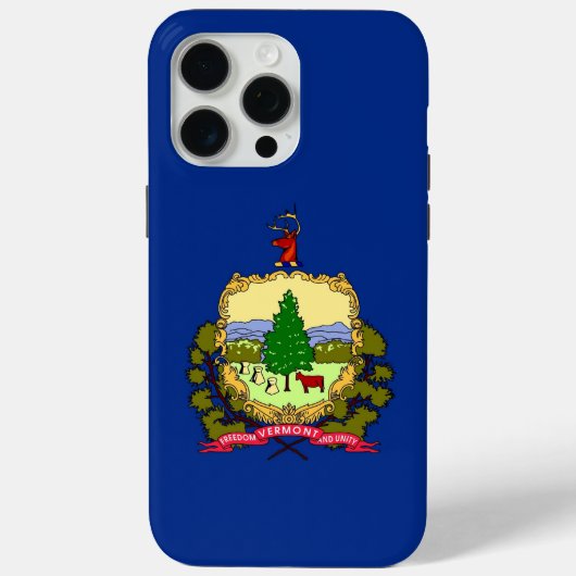 Apple iPhone 15 Pro Max, vlag van Vermont Case-Mate iPhone Case (Achterkant)