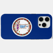 Apple iPhone 15 Pro Max, vlag van Virginia Case-Mate iPhone Case (Achterkant (horizontaal))