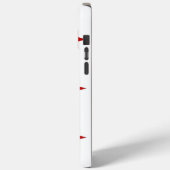 Apple iPhone 15 Pro Max, vlag van Washington DC Case-Mate iPhone Case (Achterkant / Links)
