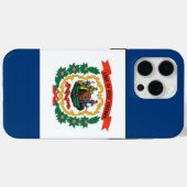 Apple iPhone 15 Pro Max, vlag van West Virginia Case-Mate iPhone Case (Achterkant (horizontaal))