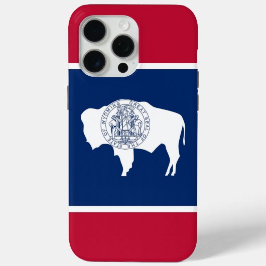 Apple iPhone 15 Pro Max, vlag van Wyoming Case-Mate iPhone Case (Achterkant)