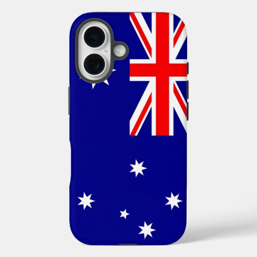 Apple iPhone 16 Case-Mate met Australische vlag Case (Achterkant)