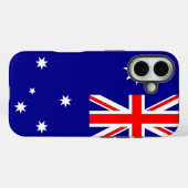 Apple iPhone 16 Case-Mate met Australische vlag Case (Achterkant (horizontaal))