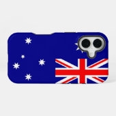 Apple iPhone 16 Case-Mate met Australische vlag Hoesje (Achterkant horizontaal)