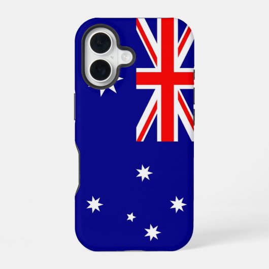 Apple iPhone 16 Case-Mate met Australische vlag Hoesje (Achterkant)
