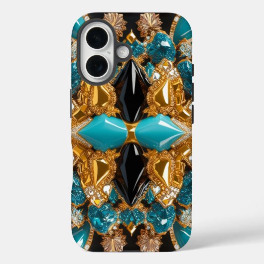 Apple iPhone 16 Case-Mate met Bahama-kleuren Case (Achterkant)