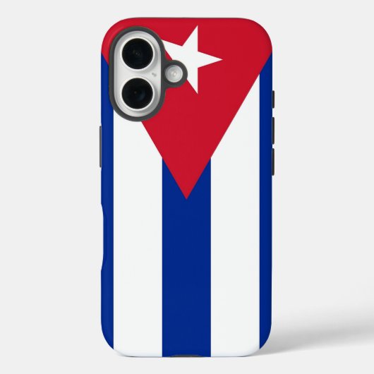 Apple iPhone 16 Case-Mate met Cubaanse vlag Case (Achterkant)