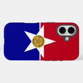 Apple iPhone 16 Case-Mate met Dallas-vlag Case (Achterkant (horizontaal))