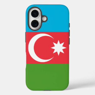 Apple iPhone 16 Case-Mate met de vlag van Azerbeid Hoesje