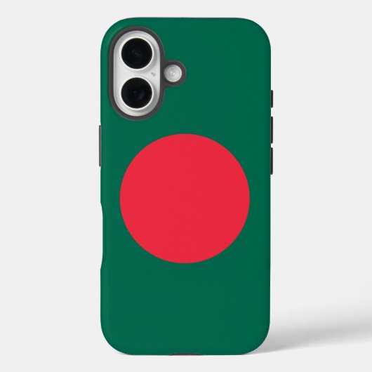 Apple iPhone 16 Case-Mate met de vlag van Banglade Case (Achterkant)
