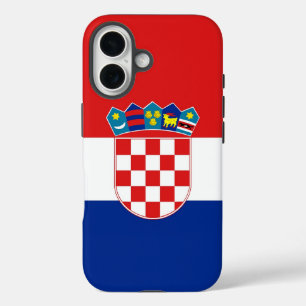 Apple iPhone 16 Case-Mate met de vlag van Kroatië Hoesje