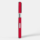Apple iPhone 16 Case-Mate met Deense vlag Case (Achterkant / Rechts)