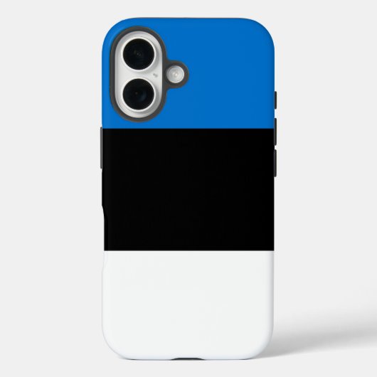 Apple iPhone 16 Case-Mate met Estlandse vlag Case (Achterkant)
