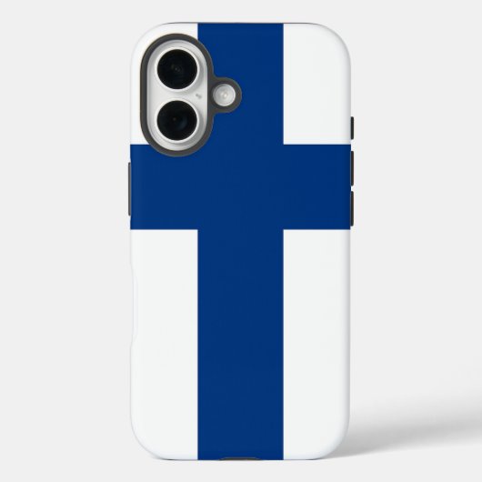 Apple iPhone 16 Case-Mate met Finse vlag Case (Achterkant)