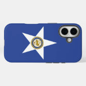 Apple iPhone 16 Case-Mate met Houston-vlag Case (Achterkant (horizontaal))