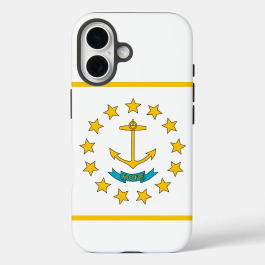 Apple iPhone 16 Case-Mate met Rhode Island Case (Achterkant)