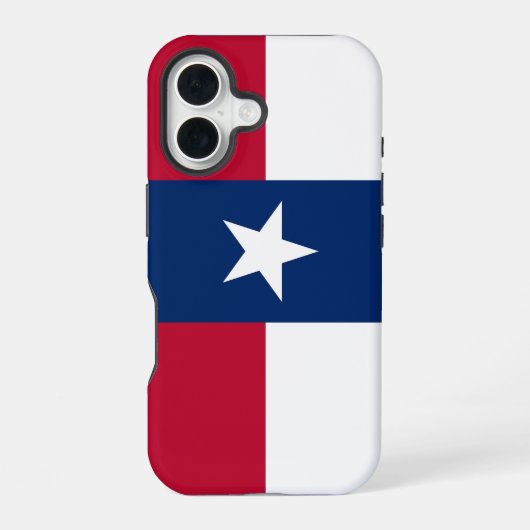 Apple iPhone 16 Case-Mate met Texas vlag Hoesje (Achterkant)