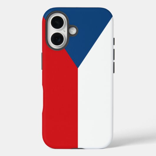 Apple iPhone 16 Case-Mate met Tsjechië-vlag Case (Achterkant)