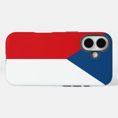 Apple iPhone 16 Case-Mate met Tsjechië-vlag Case (Achterkant (horizontaal))